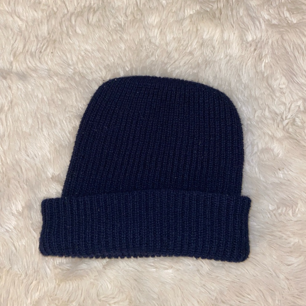 Navy Knit Beanie